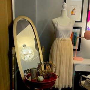 H&M Glitter tool midi skirt with lining